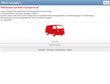 Tablet Screenshot of libero-transporte.de